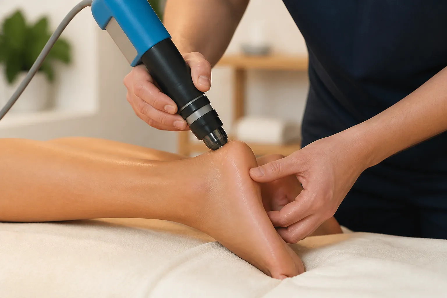Shockwave therapy for tendon pain in clinic