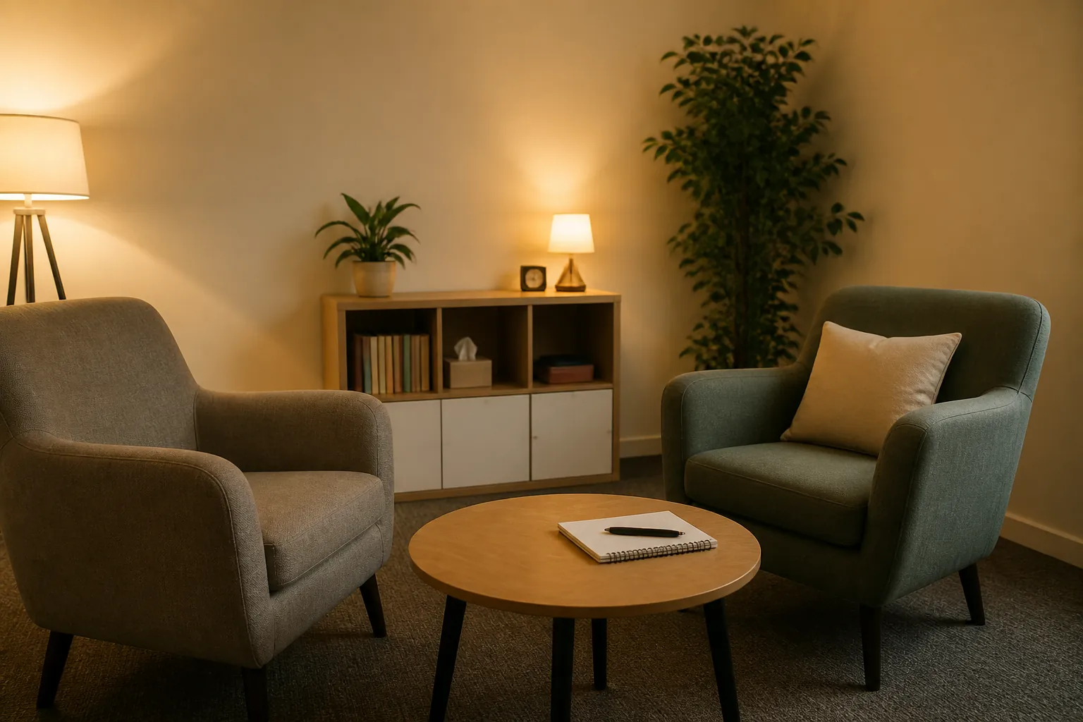A calm room for a difficult conversation